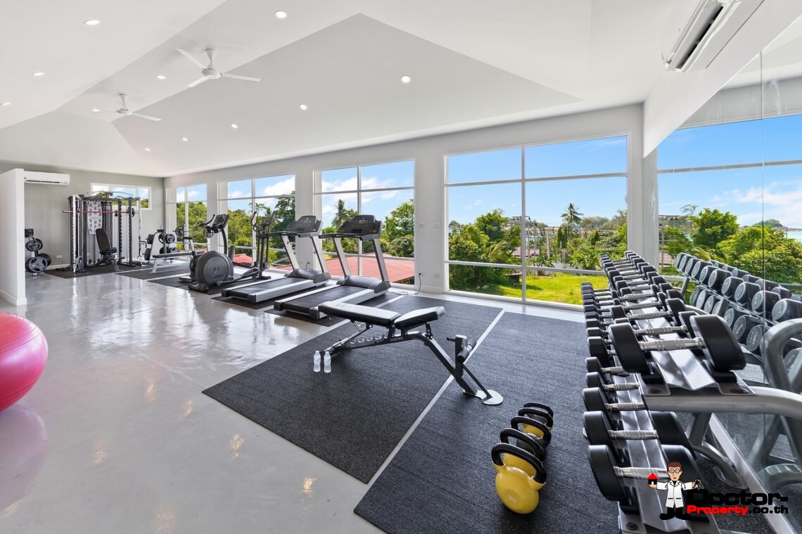 3 Bedroom Sea View Villa with Spacious Garden in Choeng Mon, Koh Samui – For Sale